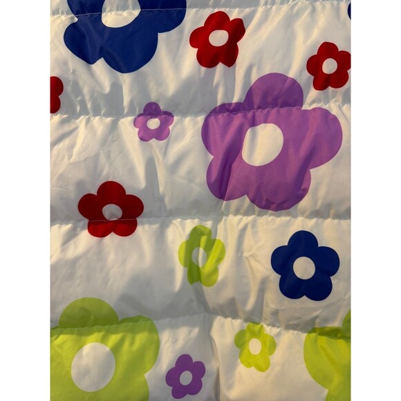 Wild Fable Women's Colorful Flower Puffer Jacket Coat Sz Large Winter Warm Cozy - Picture 7 of 9